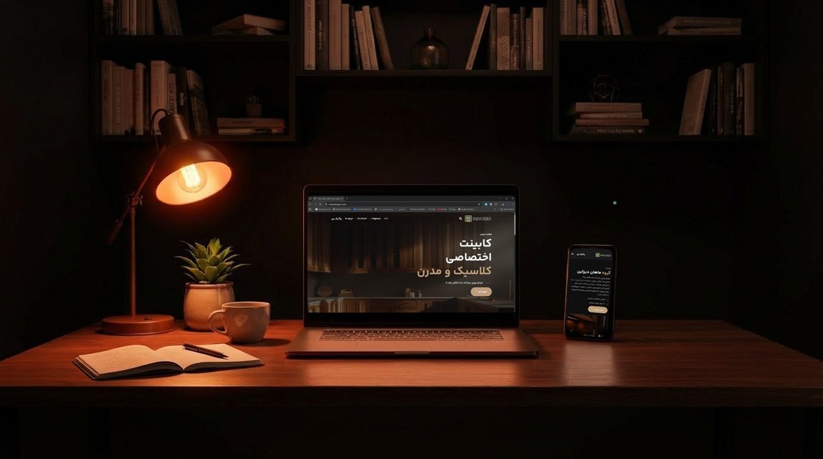 وب سایت کاتالوگ محصول کابینت با Django | ماهان دیزاین